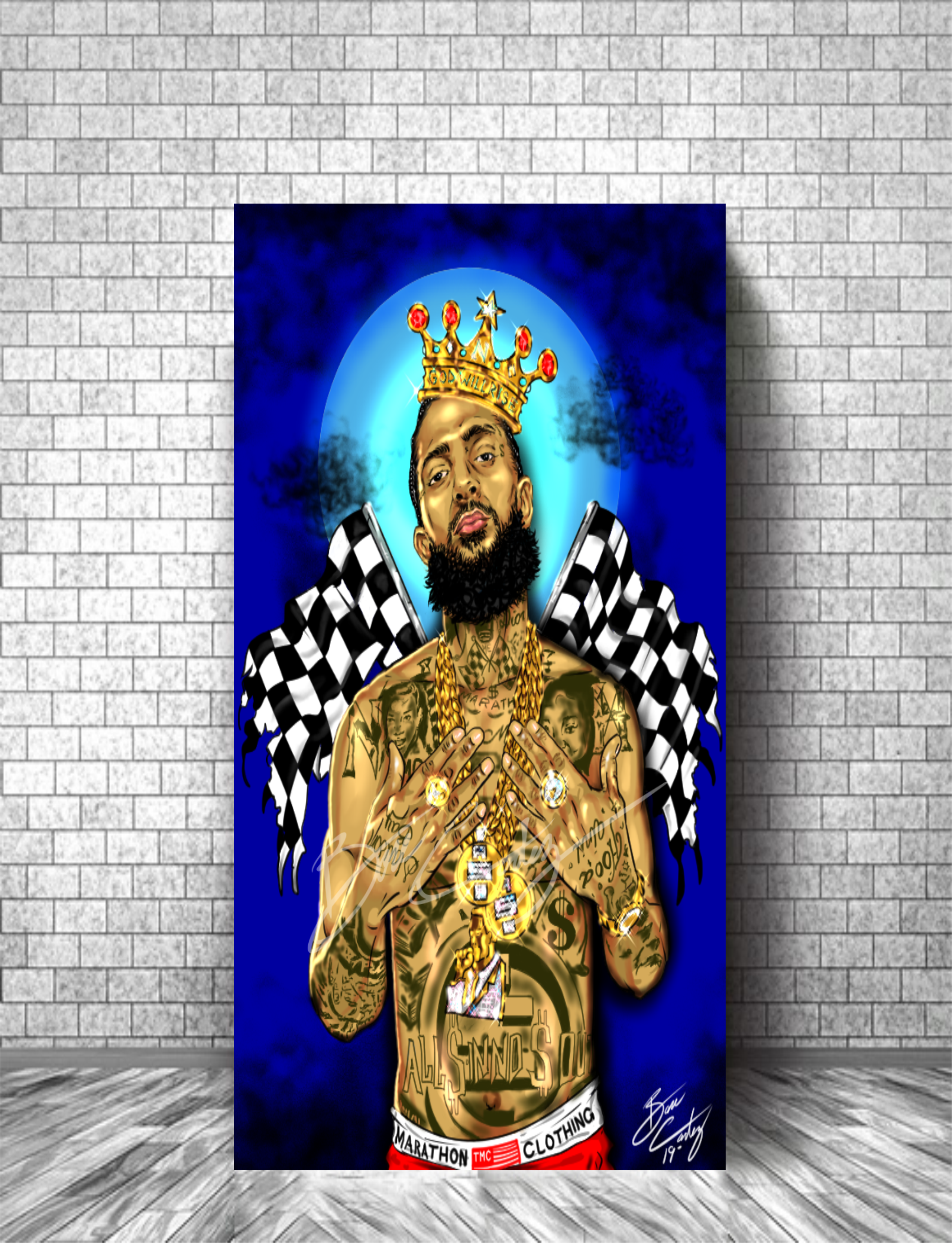 NIP HUSSLE - GOD WILL RISE image 0