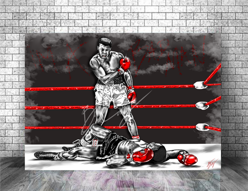 ALI VS LISTON Art Print