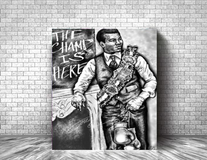 THE CHAMP IS HERE Art Print