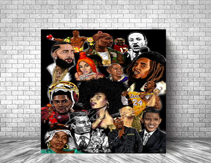 ICONIC FIGURES Art Print