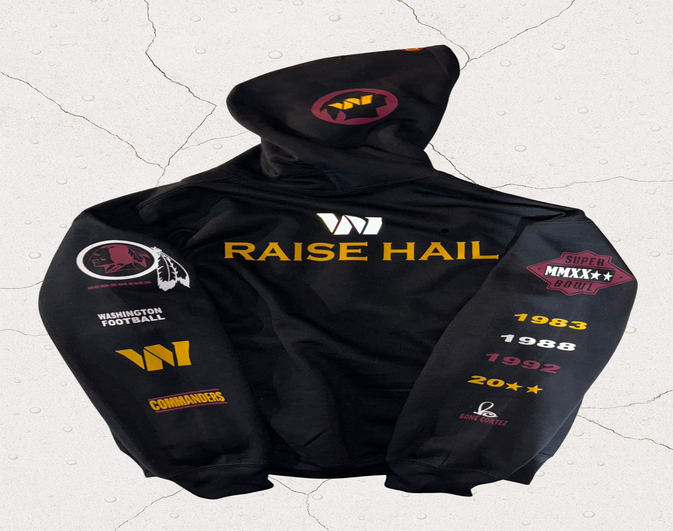 HTTC - HAIL TO THE COMMANDERS Custom Limited Edition Hoodie