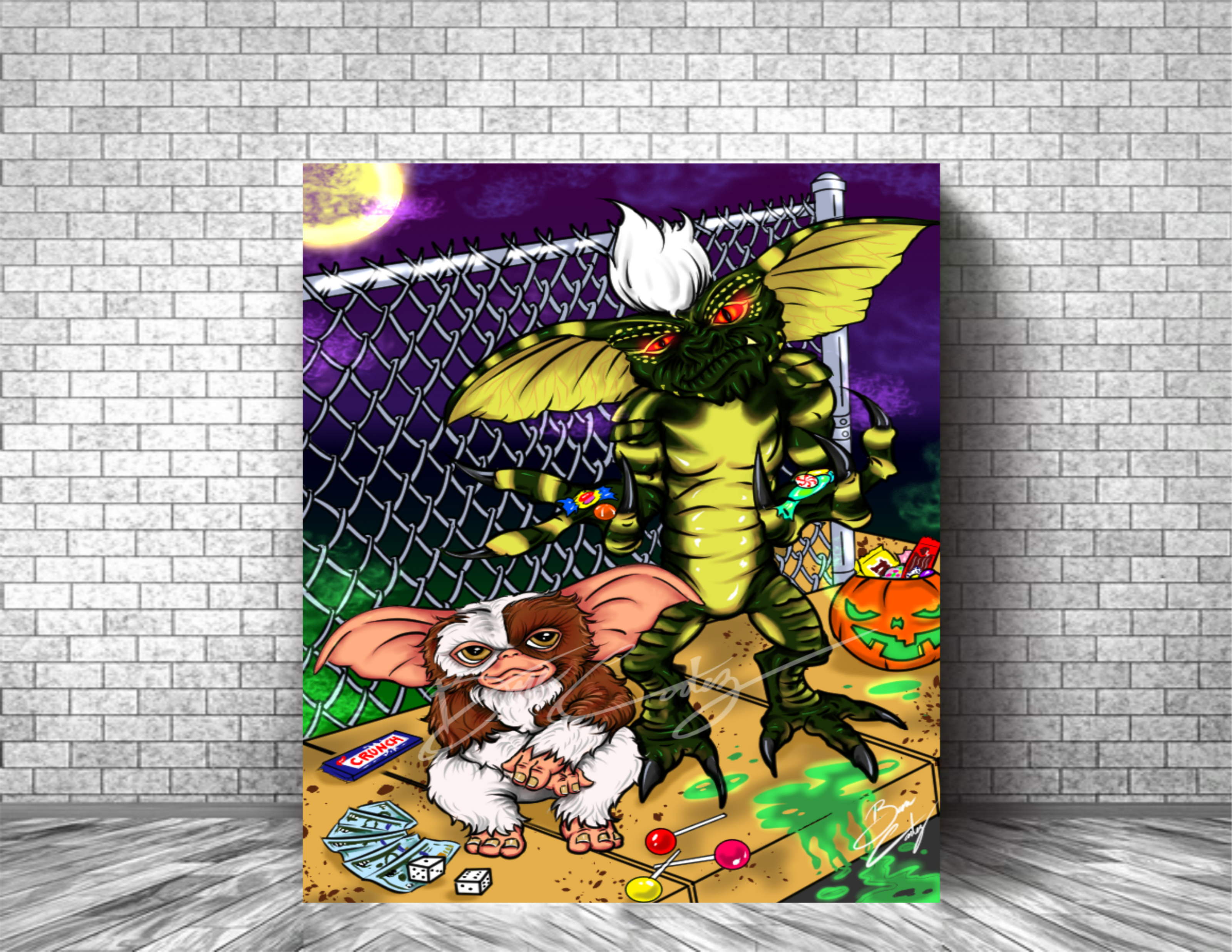 GREMLINS - HALLOWEEN HUSTLE Art Print