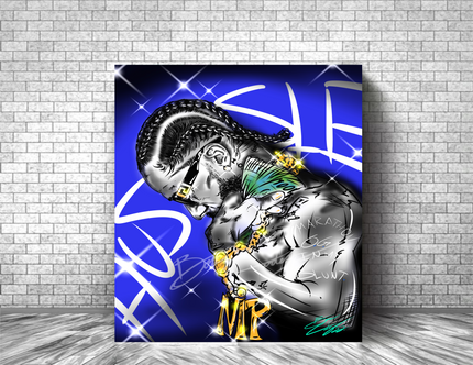 HUSSLE Art Print