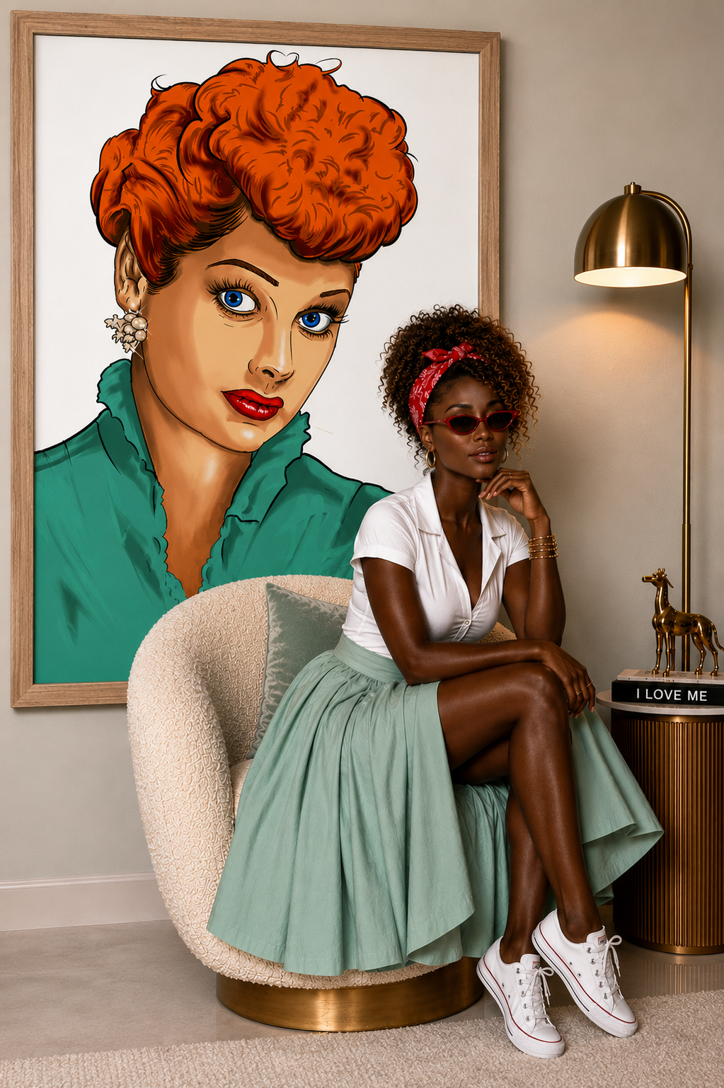 I LOVE ME Art Print
