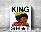 MICHAEL JACKSON - KING SH*T Art Print