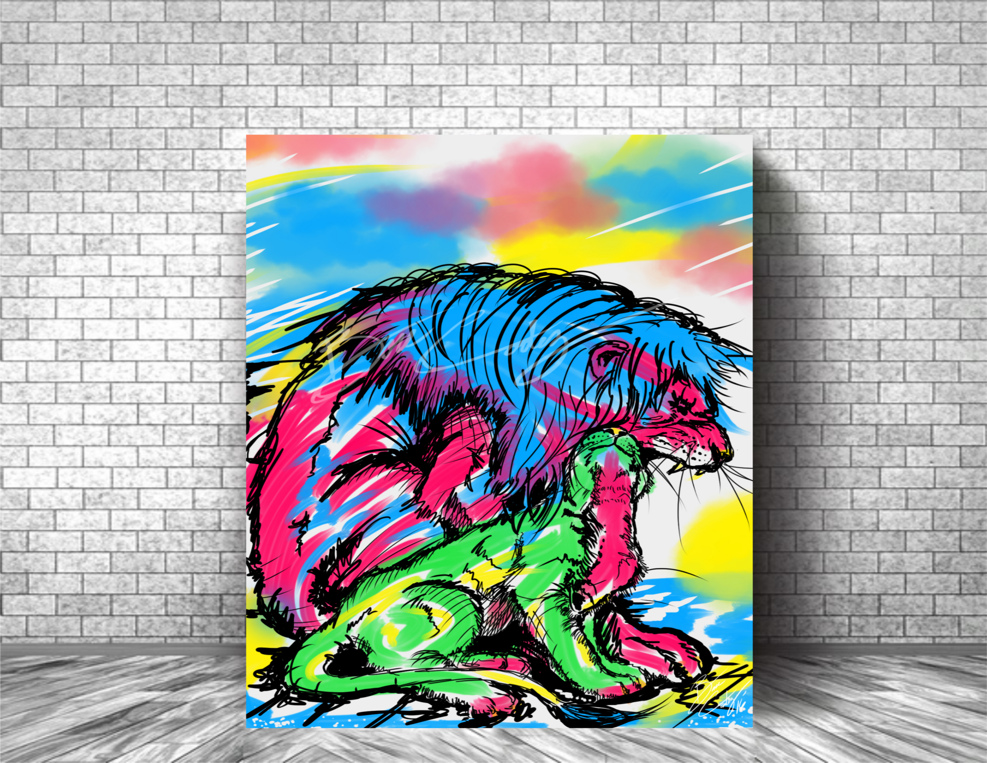 FATHER & SON Art Print