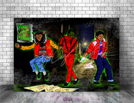 FREAKS COME OUT AT NIGHT Art Print