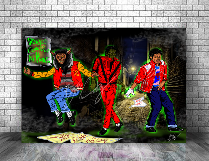 FREAKS COME OUT AT NIGHT Art Print