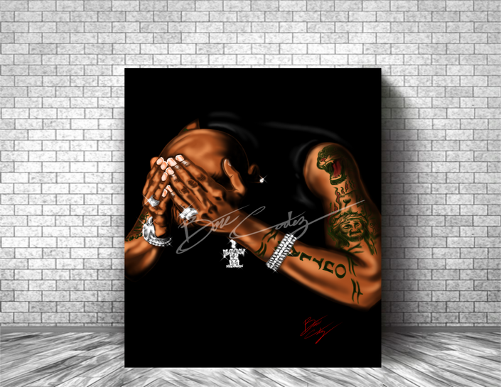 2 PAC - SO MUCH PAIN Art Print