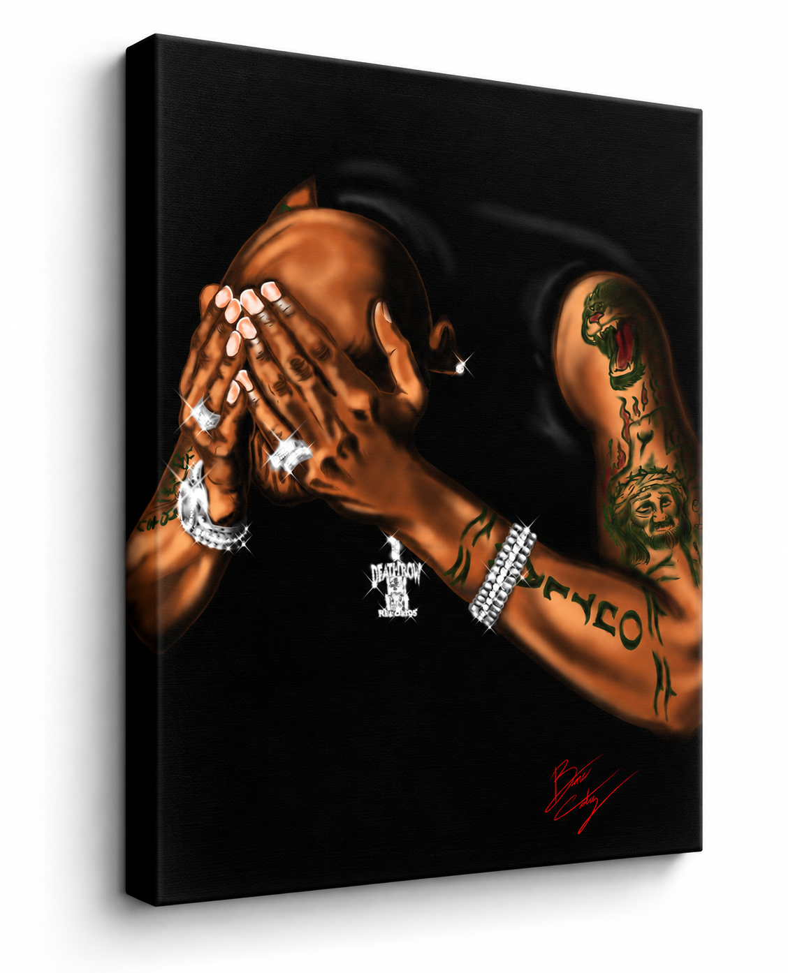 2 PAC - SO MUCH PAIN Art Print