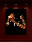 2 PAC - SO MUCH PAIN Art Print